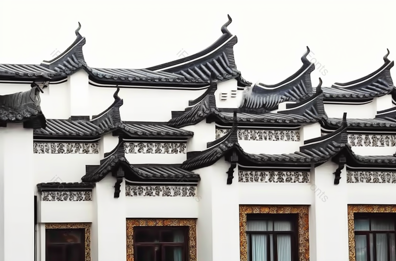 徽派建筑独具一格的马头墙摄影图,高清,摄影图,摄影图片,图片大全,摄影图免费下载